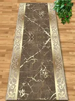 Golden Luxury Corridor Carpet Anti Slip Home Stair Rug European Style Hotel Hallway Long Carpets Bedroom Decor Soft Floor Mat 1