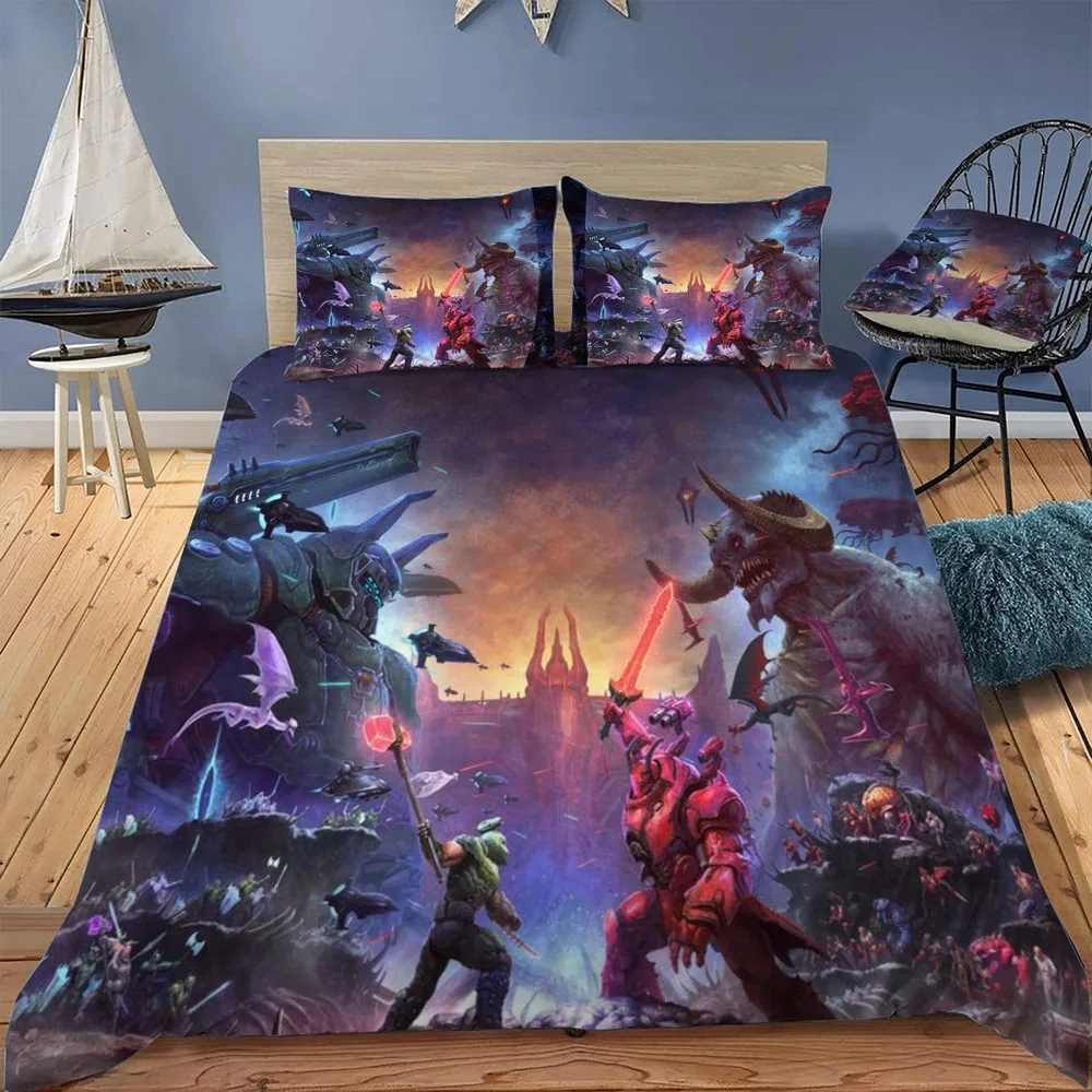 

The Ancient Gods Part Two Bedding Set For Bedroom Soft Bedspreads For Double Bed Duvet Cover Quality Quilt Cover And Pillowcase