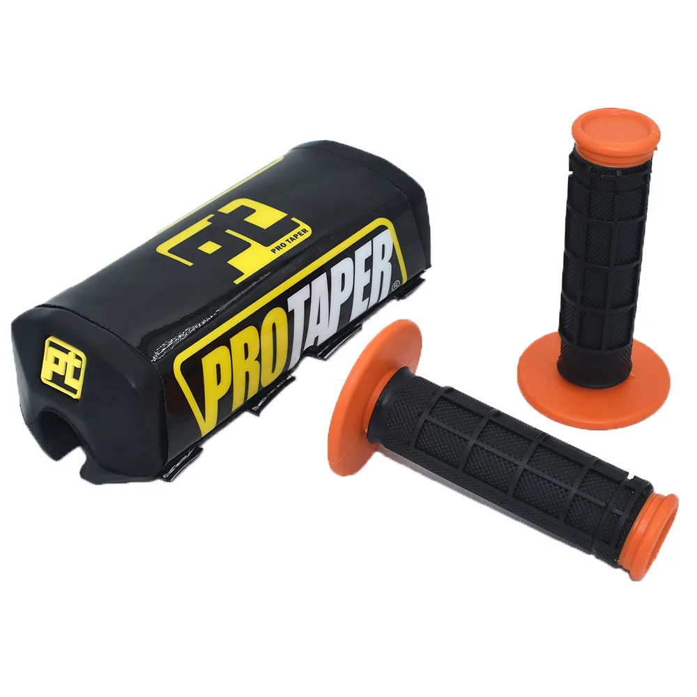 Dirt Pit bike motocross bar Handlebar Breast Pad & handle grips For CRF YZF KLX BSE Kayo - Image 5