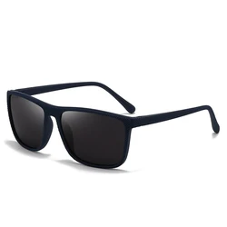 Men's Polarized Square Sports & Outdoor Sunglasses (Blue)
