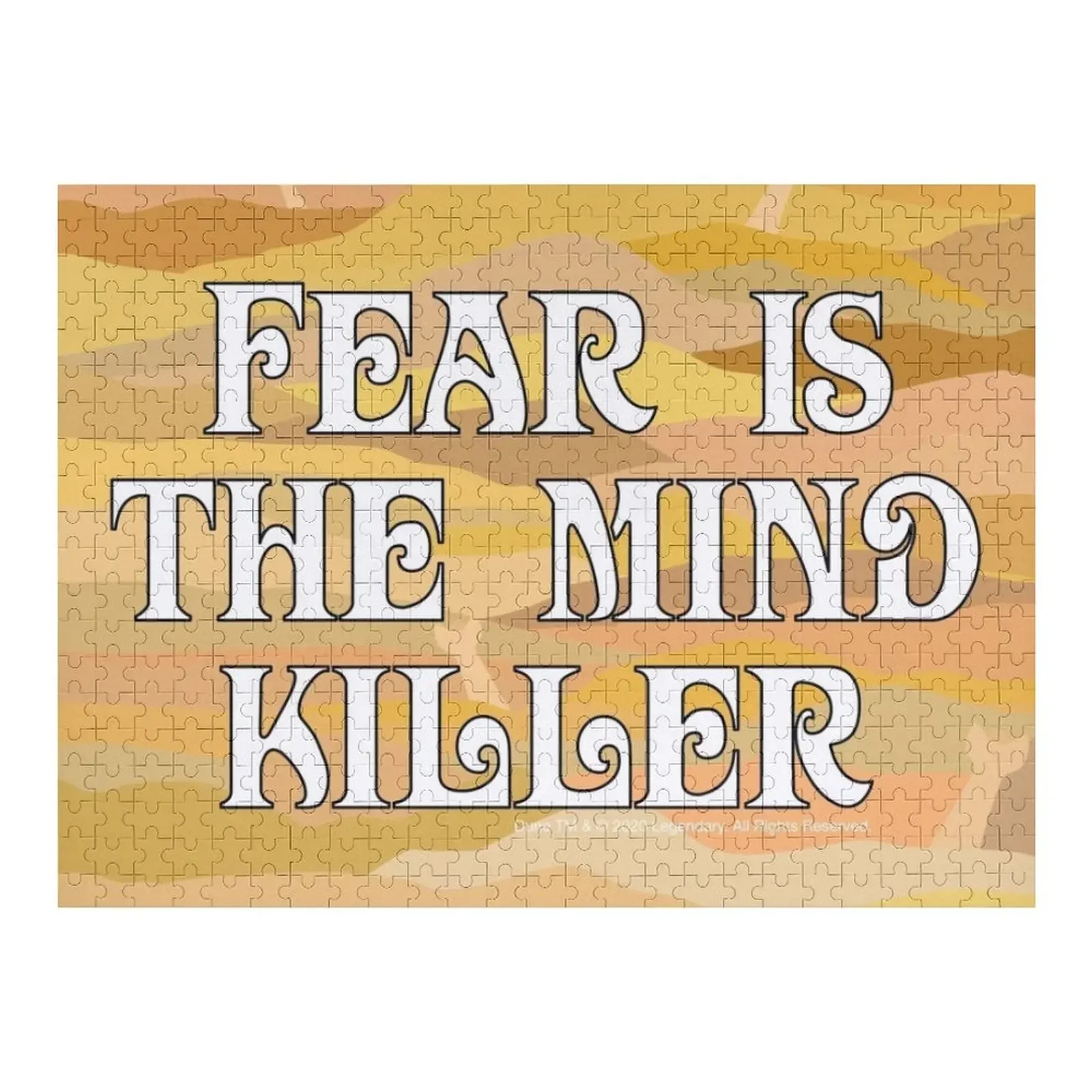 

Fear is the Mind Killer Dune 2020 movie Jigsaw Puzzle Wood Animals Wooden Name Custom Personalized Puzzle