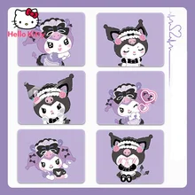 

Hello Kitty Kuromi Computer Accessories Mouse Pad Square Cute Cartoon Thickened Creative Desk Non-slip Decorative Mouse Pad