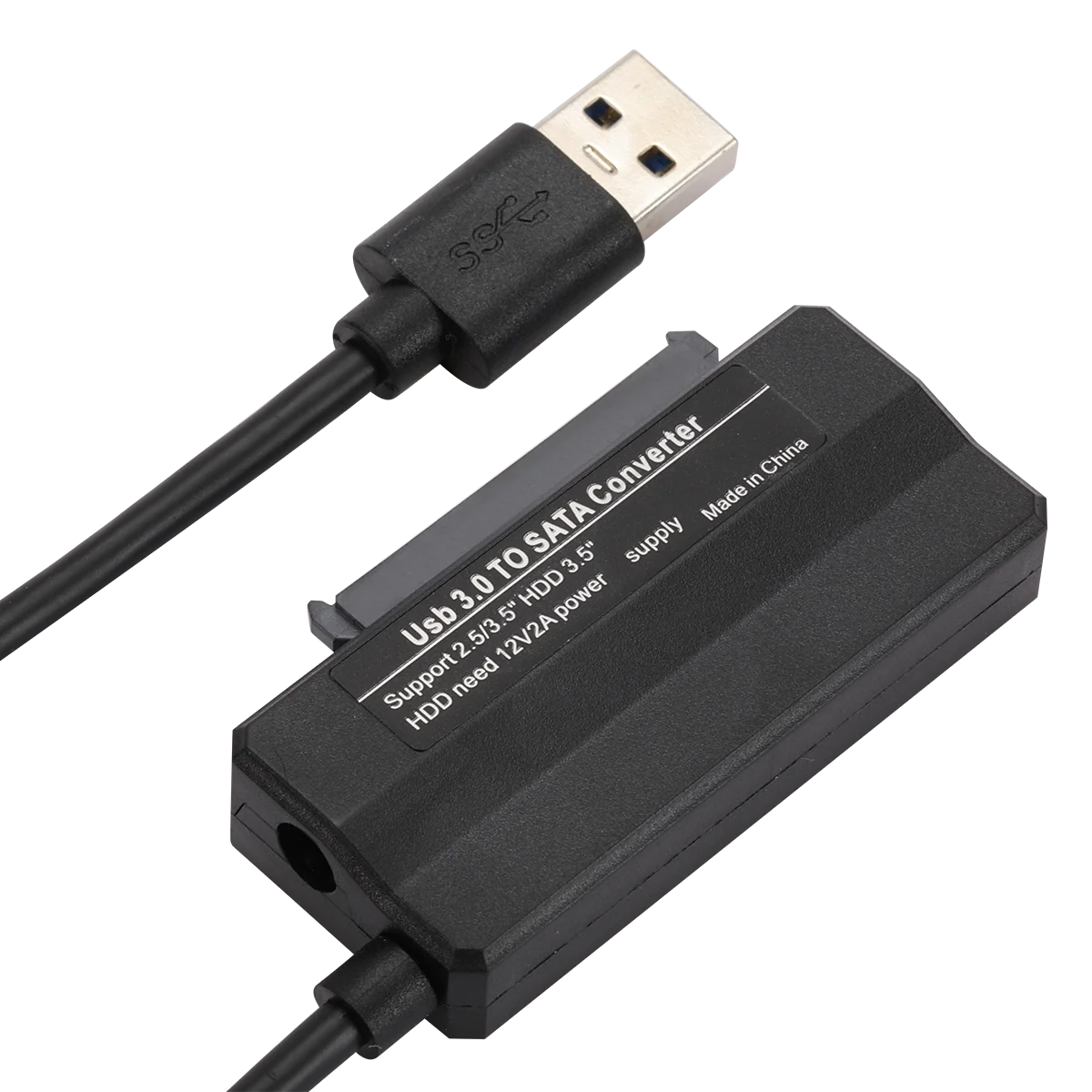 Sata to USB 3.0 Adapter Cable USB To SATA 3 Cable Support 22 Pin 2.5 3.5 inche E