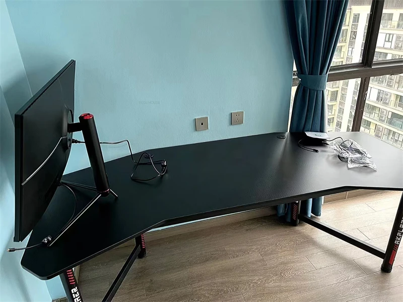 Description Picture 3 of itemHome Office Furniture Desktop Computer Desks Luxurious Professional E-sports Table and Chair Set Multi-functional Gaming Table