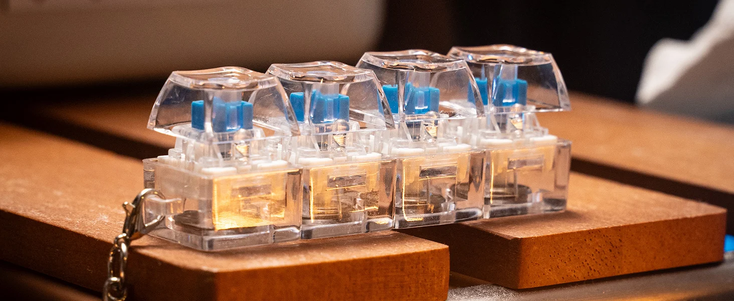 mini keyboard fidget clicker