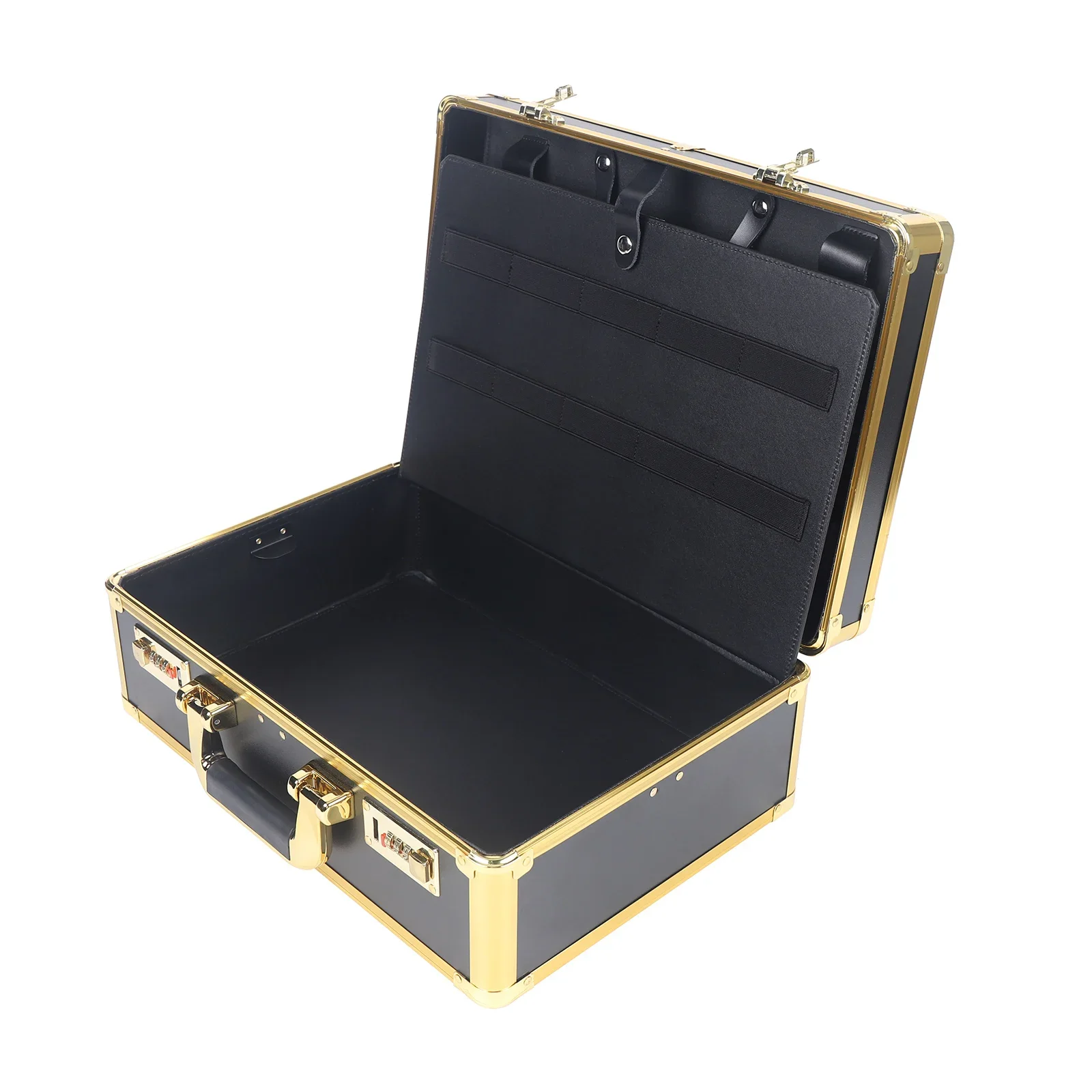 Professioneller Friseurkoffer, tragbarer mobiler großer Make-up-Koffer mit Codeschloss, Organizer-Box für Haarschneidewerkzeuge für Friseure – Detail 11