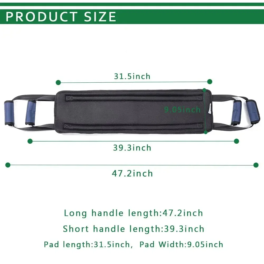Description Picture 4 of itemDisabled People Mobility Lifting Transfer Belt Bed Rest Turning Over Assisted for The Elderly Rehabilitation Nursing Care