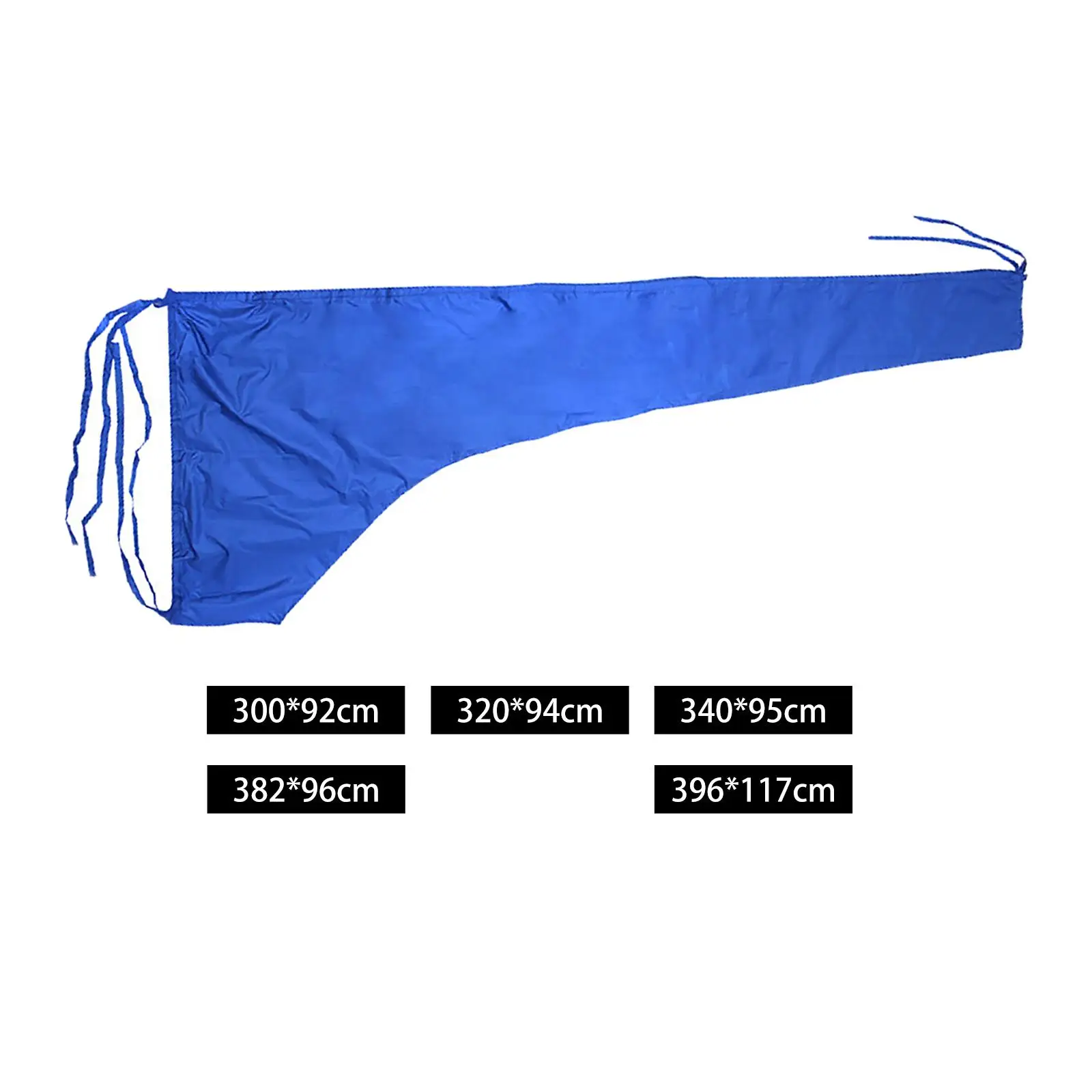 600D Mainsail Boom Cover Windproof Anti Scratch Boat Cover Sail For All Seasons Thickened Cloth Boat Accessories Blue