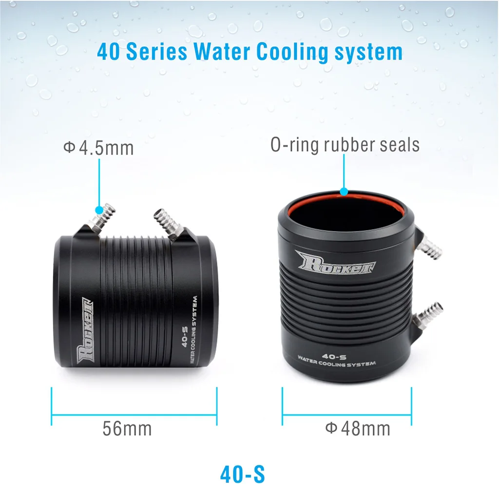 Water Cooling Jacket For 36mm Inrunner Brushless Motor In RC - Foto 5