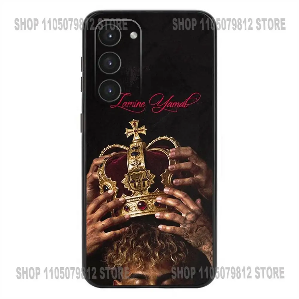 L-Lamine Sport-19 Y-Yamals Soft Silicone Black Phone Case