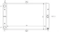 

MLA002034 for engine radiator SAMARA (475 × × 34)
