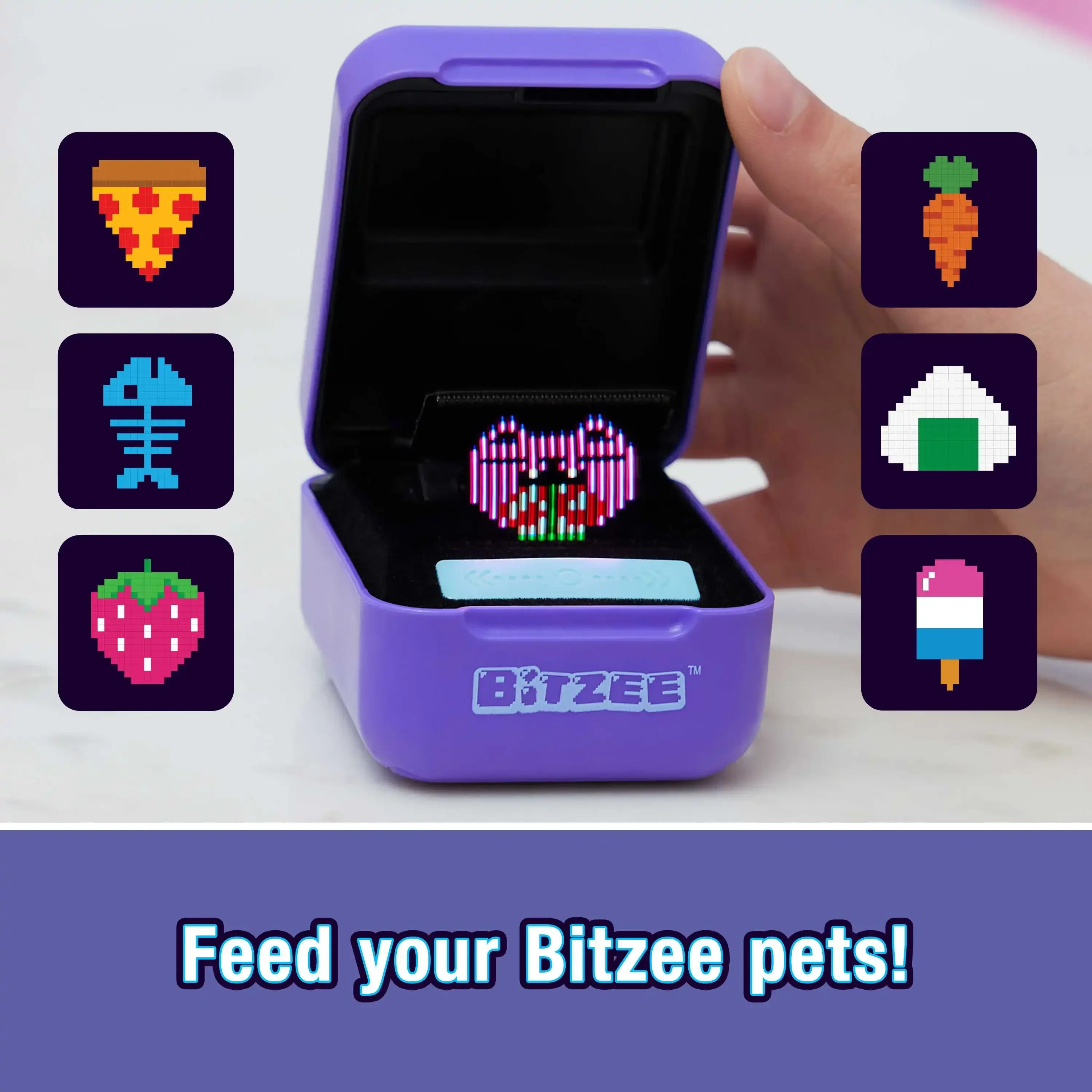 New Bitzee Interactive Digital Pet Toy Spinmaster Electronic Digital Pet Virtual Game Intelligent Tamagotchi Children's Toy