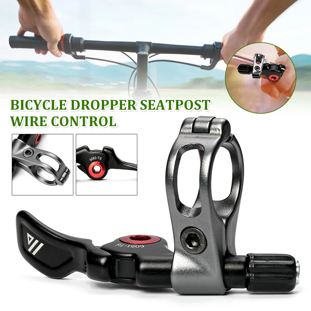 Mtb Bicycle Dropper Seatpost Remote Wire Control Bike Seat Tube Switch