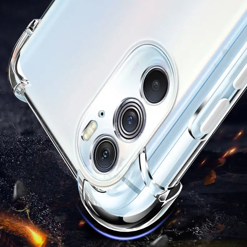 Shockproof Transparent TPU Phone Case - Durable Soft Cover