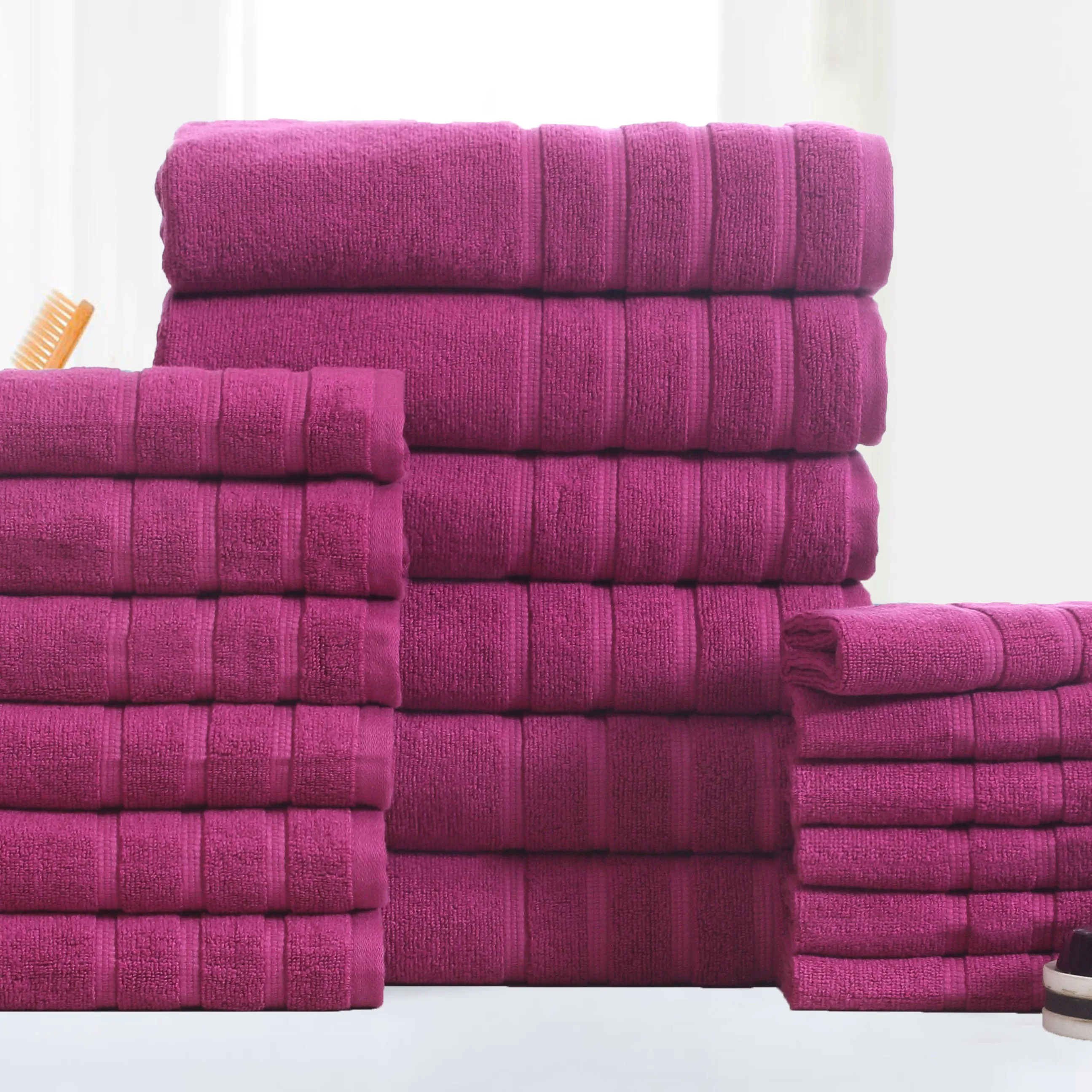 18-Piece Egyptian Cotton Towel Set 1
