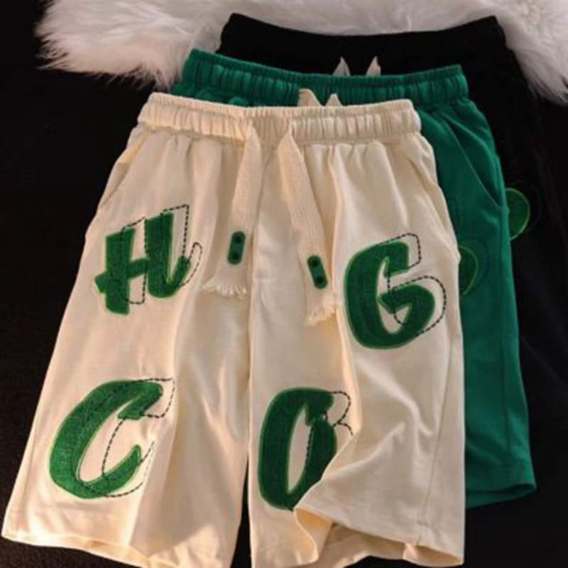 Sweatpants American basketball shorts summer thin sports five-point pants street hip-hop trendy brand loose pants Breathable Sho