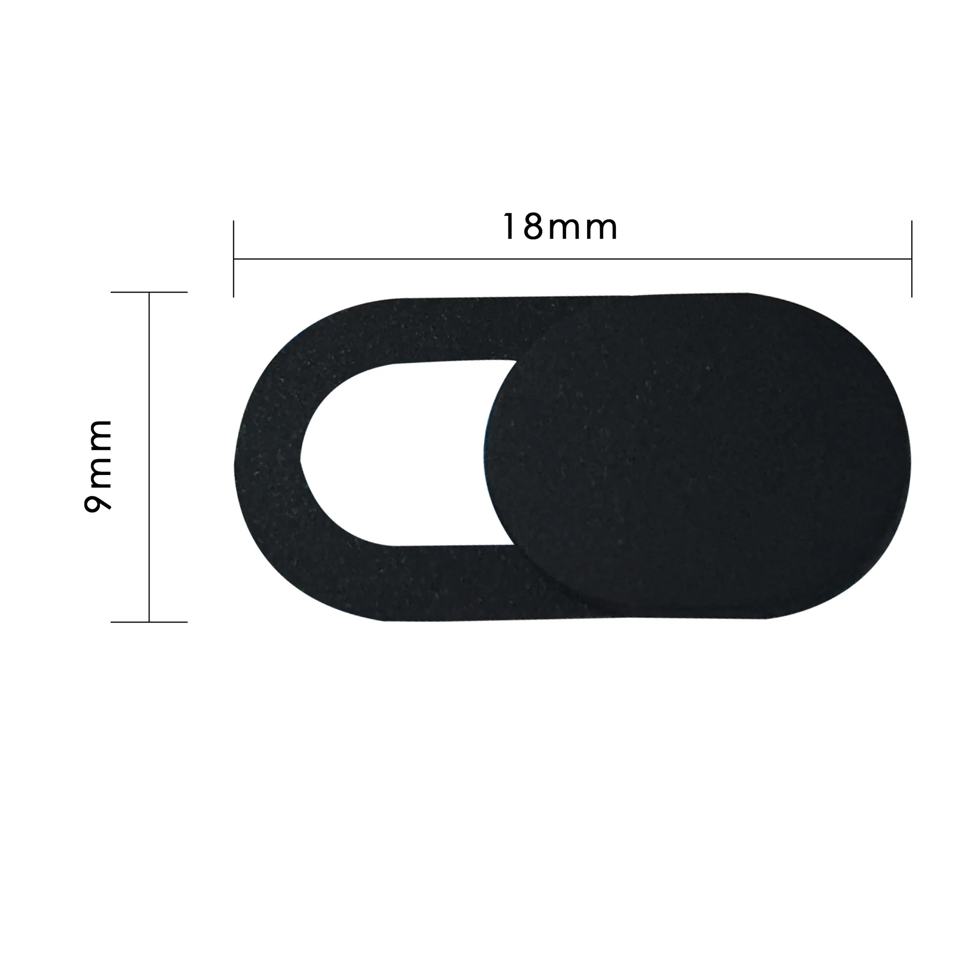 Webcam / camera afdek cover zwart (3x) voor Laptop/MacBook/telefoon/iPhone/iPad