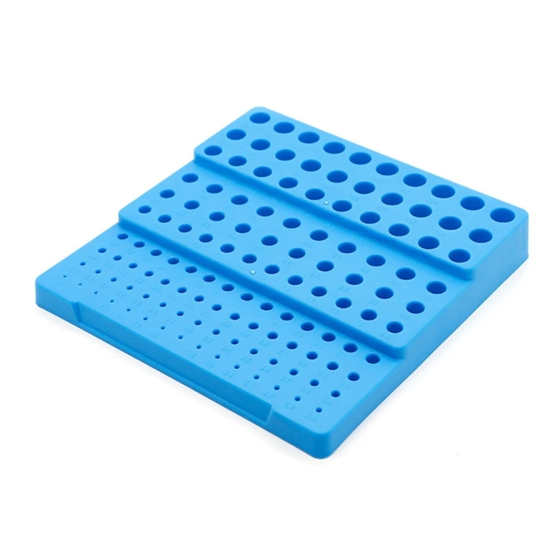 121 Hole Drill Bit Holder Storage Box Workbench Screwdriver Drill Bit Holder Storage Box Suitable for Home Workshop M68E tool storage box storage organizer box screwdriver storage box