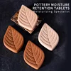 Brown Sugar Keeper Saver, Terracotta Sugar Saver Keeps Brown Sugar Soft or Keep Dry Food Storage Containers Leaf Design 2