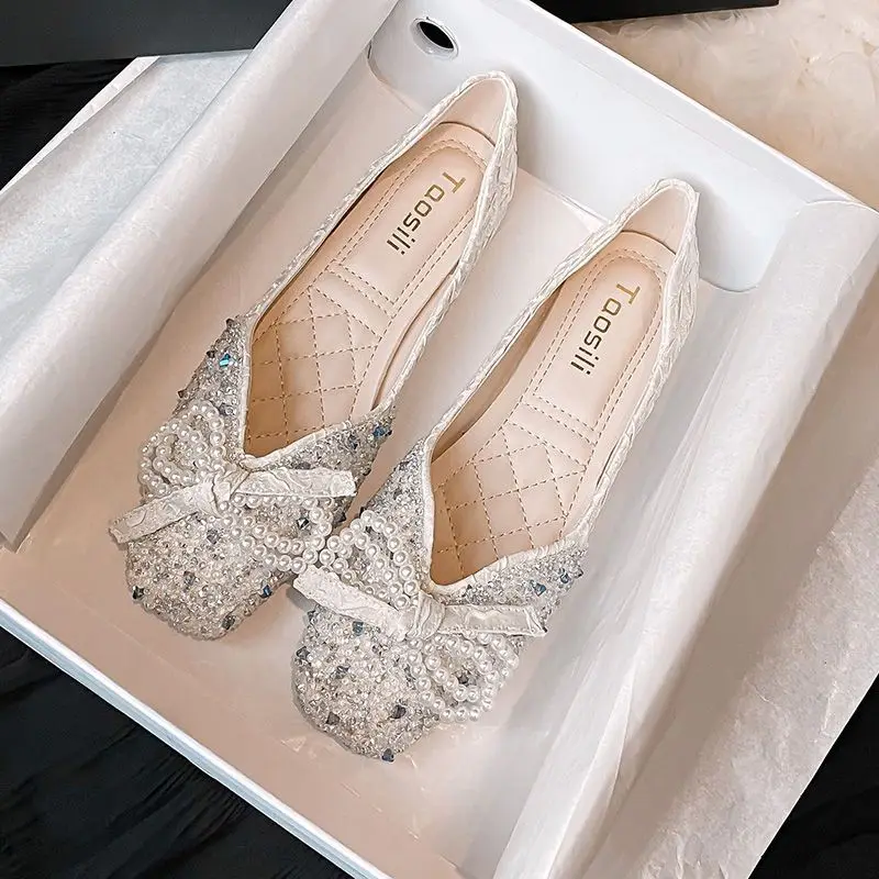 

Туфли Dermis Женские однотонные, повседневная удобная обувь, во французском стиле, весна-осень 2024