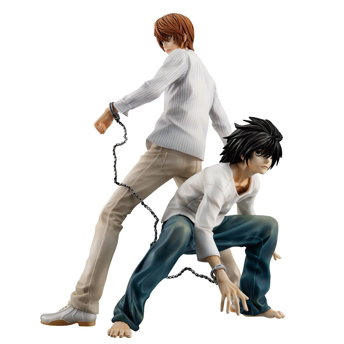 24cm Death Note Anime Figure Light Yagami L Action Figure 1160 Yagami
