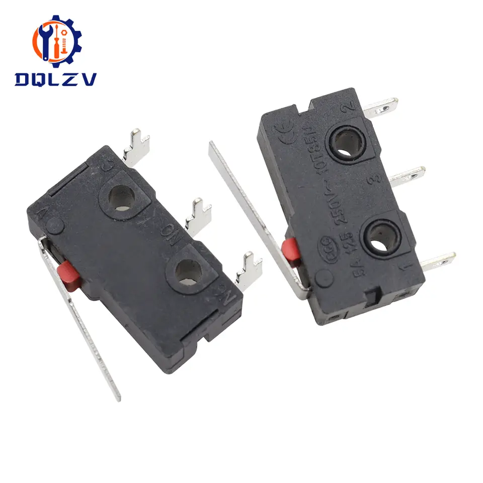 5A 125V250V KW12 Travel Limit Switch KW11-3Z-2 With Handle 16mm Contact Button Micro switch KW12-N 2Pin/3Pin KW12-A NO/NC image 2