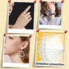 80 Pcs Jewelry Bags PVC Plastic Packing Storage Pouch Self Seal Jewelry Pouch Zipper Bag Anti Oxidizing Lock Pouches 3
