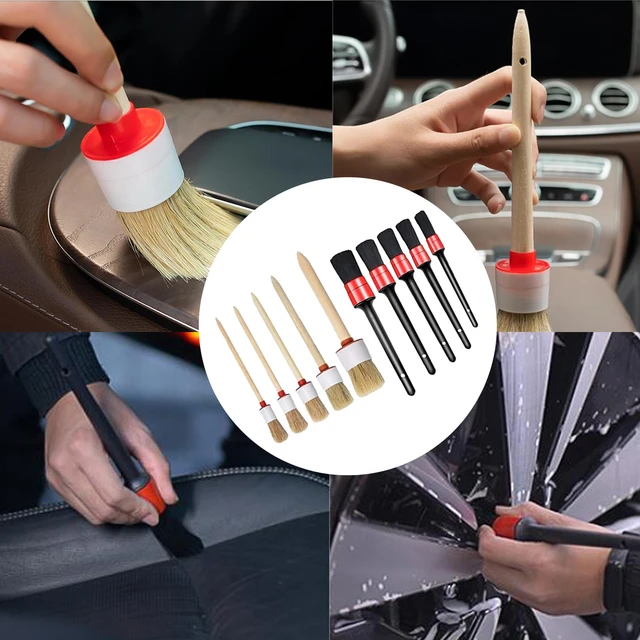 15 PCS Car Detailing Brush Set,Car Interior Cleaning Kit Includes Detail  Brushes, Wheel Brush, Wheel Tire Brush Kit - AliExpress