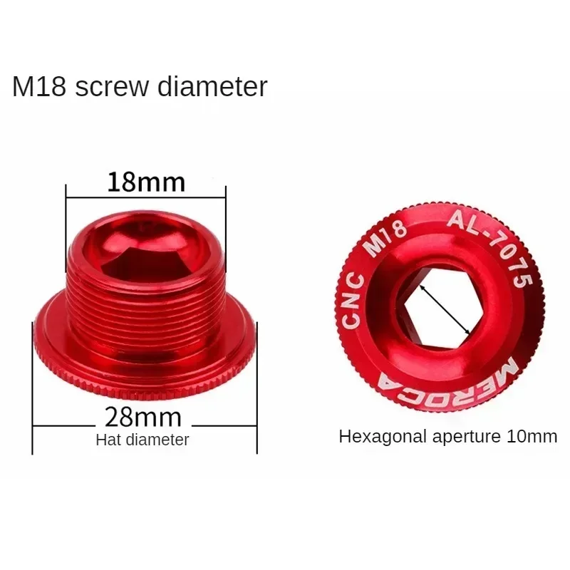 Bike Crank Cover Crank Bolt M18 M19 M20 For IXF