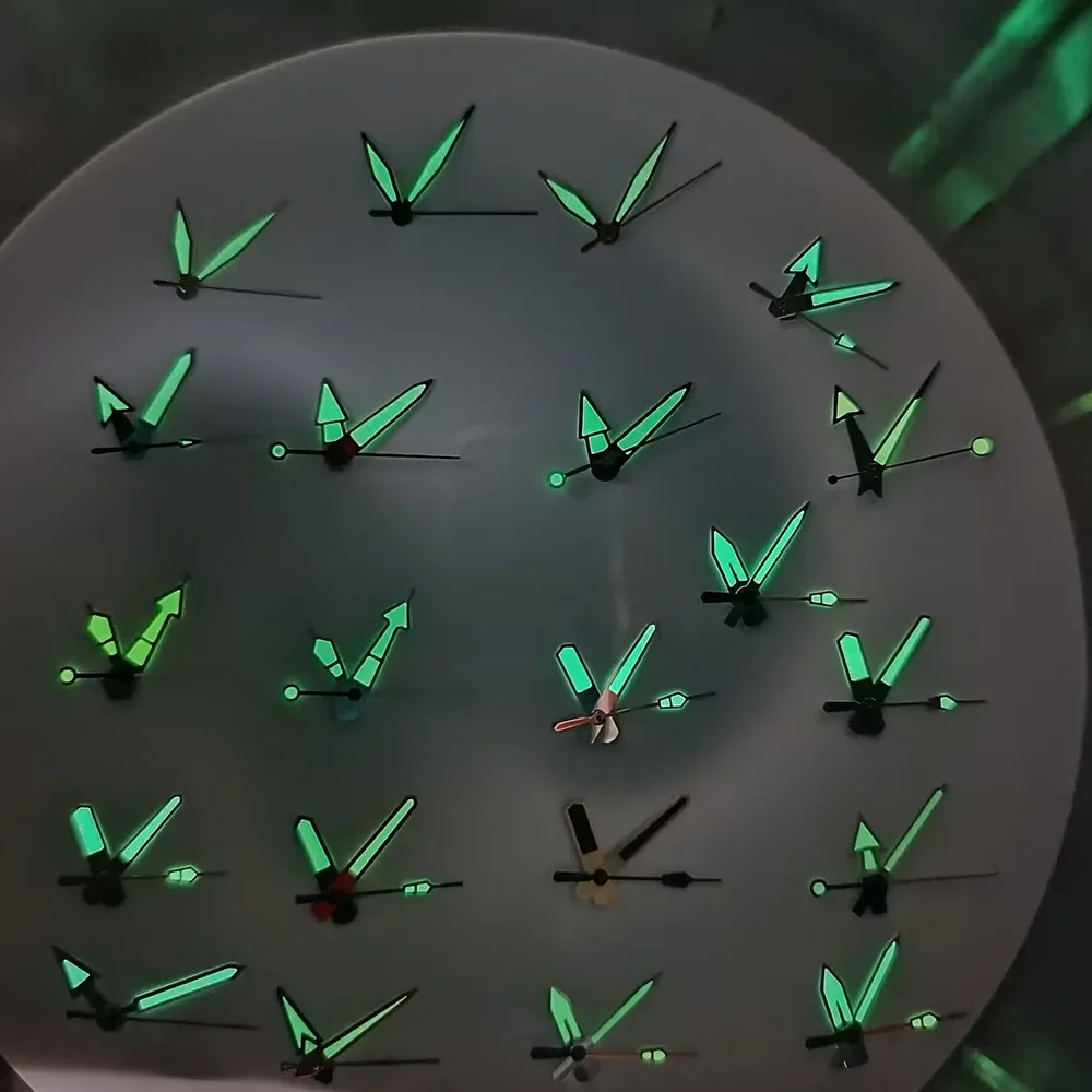 Watch Pointer Green/Blue-green Glow Suitable for N H35/NH36 Sports Watch Pointer Accessories Watch Accessories