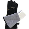 35cm/40cm Welding Gloves Heat/Fire Resistant Leather Gloves for Mig,Tig, BBQ,Grill,Fireplace,Wood Stove,Furnace,Oven,Pot 5