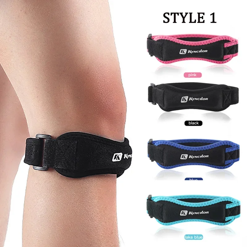 Knee Pad Knee Support Knee Brace Knee Wraps 1PC Adjustable Patellar Support Compression Knee Pads Elastic Breathable Knee Strap Men Women Fitness Running Sport Brace
