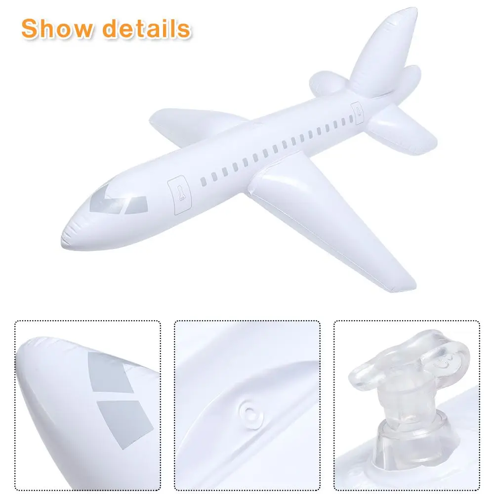 Inflatable Toy 100cm Classic Toy Float Airplane Inflatable Airliner Aircraft Planes Cartoon Plane