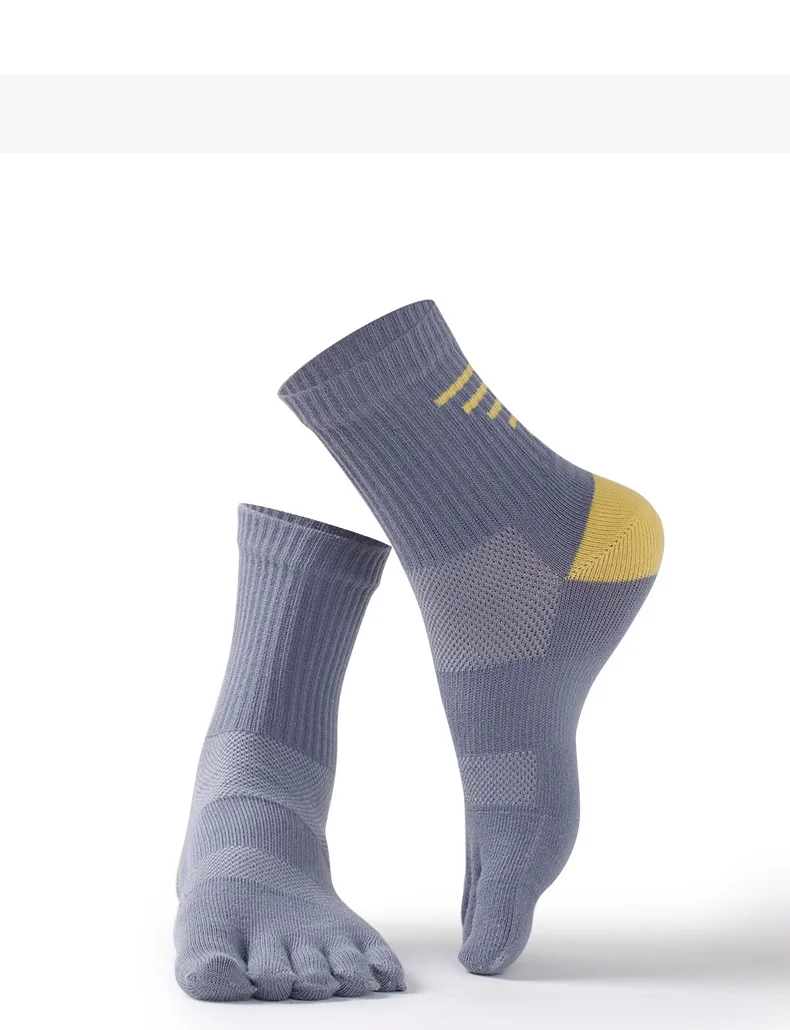2026 Herbst Elastische Damen-Sportsocken mit Geteilter Zehenpartie Schweißabsorbierend Atmungsaktiv Weiche Baumwolle Radsocken Damen Fitness Schweißsocken – Detail 2