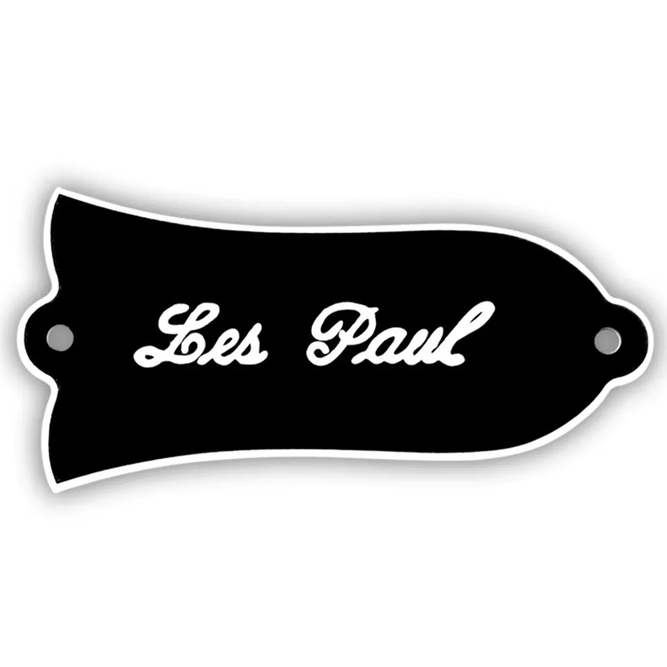 2PCS Bell-Shape Custom Truss Rod Cover Plate with 2 Holes