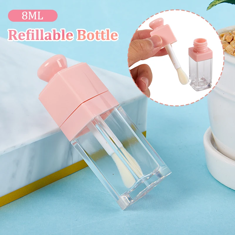 

8ml Refillable Bottle Lip Glaze Empty Tube Lip Gloss Tube Lipstick Tube Lip Glaze Tube Eyelash Tube Thick Rod Travel Supplies