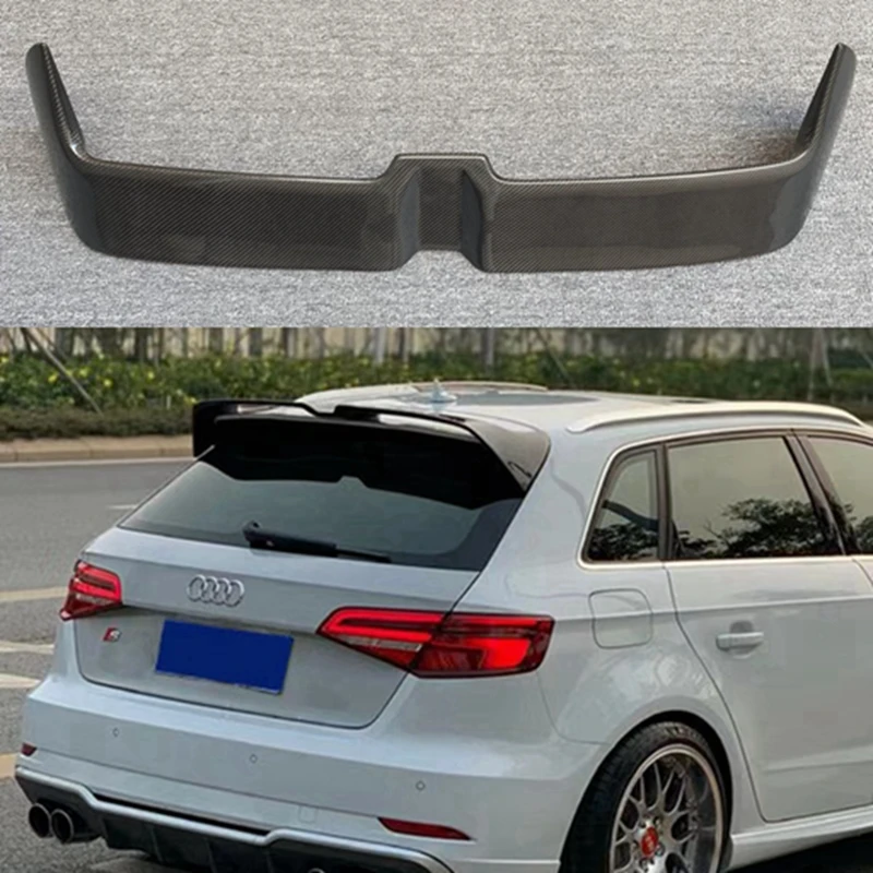 

For Hatchback Audi A3 Spoiler 2014-2018 Audi A3 HSC Spoiler carbon fiber Material Car Rear Wing Rear Spoiler