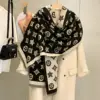 New Luxury Winter Two-Sided Cashmere Long Fringe Scarves High Quality Women Thicken Wrap Shawl Ladies Pashmina Warm Scarf