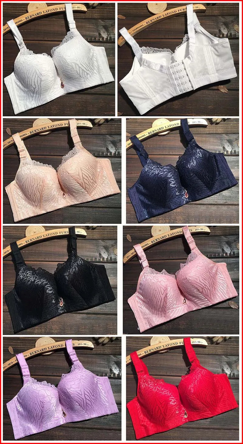  Brasier de corte bajo para mujer, sin forro, de talla grande,  brasier de busto completo, brasier de encaje sexy, brasier de brasier de  copa fina, brasier de mujer (rojo, 42/95D) 