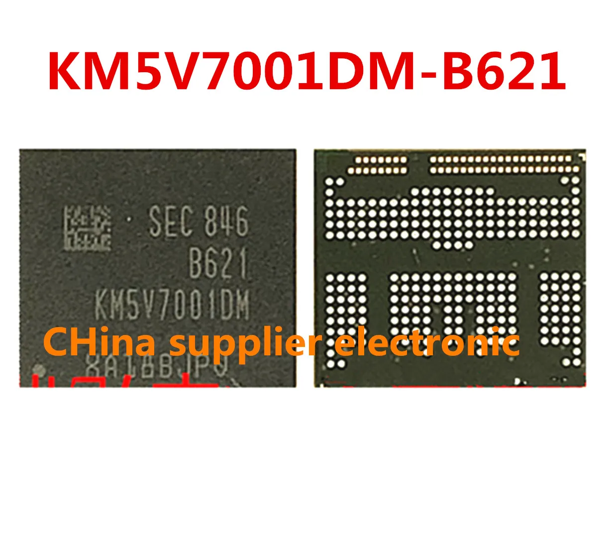 

1pcs-3pcs KM5V7001DM-B621 KM5V7001DM EMMC EMCP UFS 128GB eMMC BGA254 NAND Flash Memory IC Chip Soldered Ball