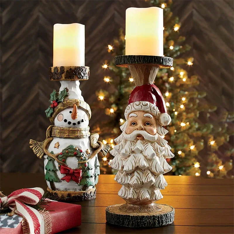 ChristmasNutcrackerCandleHolderResinCraftTealightCandleHolder