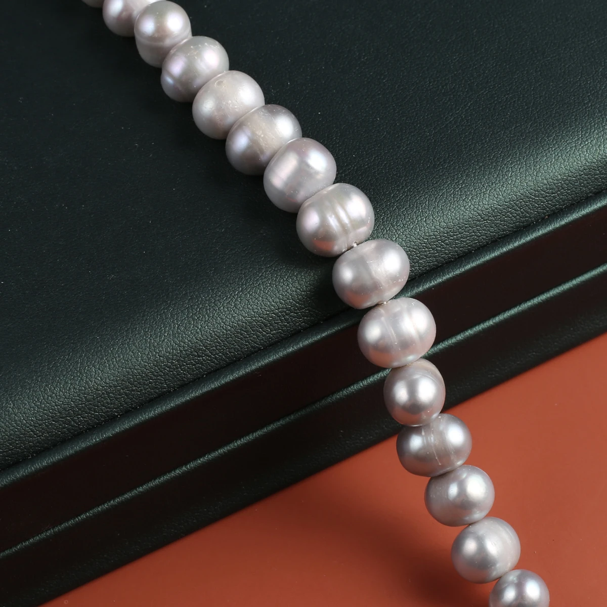 High Quality 100% Natural Freshwater Pearls Gray Beads 11-12mm for Jewelry Making DIY Necklace Bracelet Accessories Gift 36CM