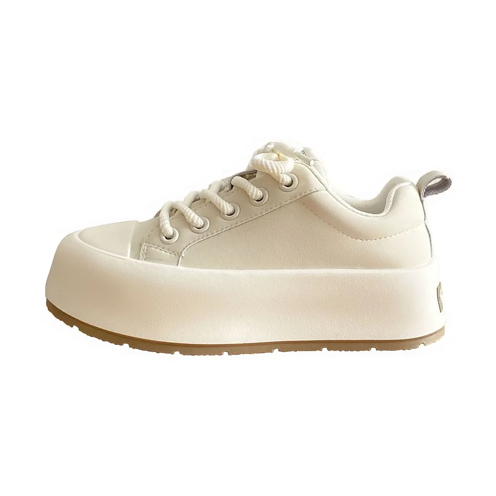 Unique Design Thick Soled Women Casual Shoes Spring and Autumn Soft Heels Round Toe Sports Shoes Women Shoes Outdoors 24-179