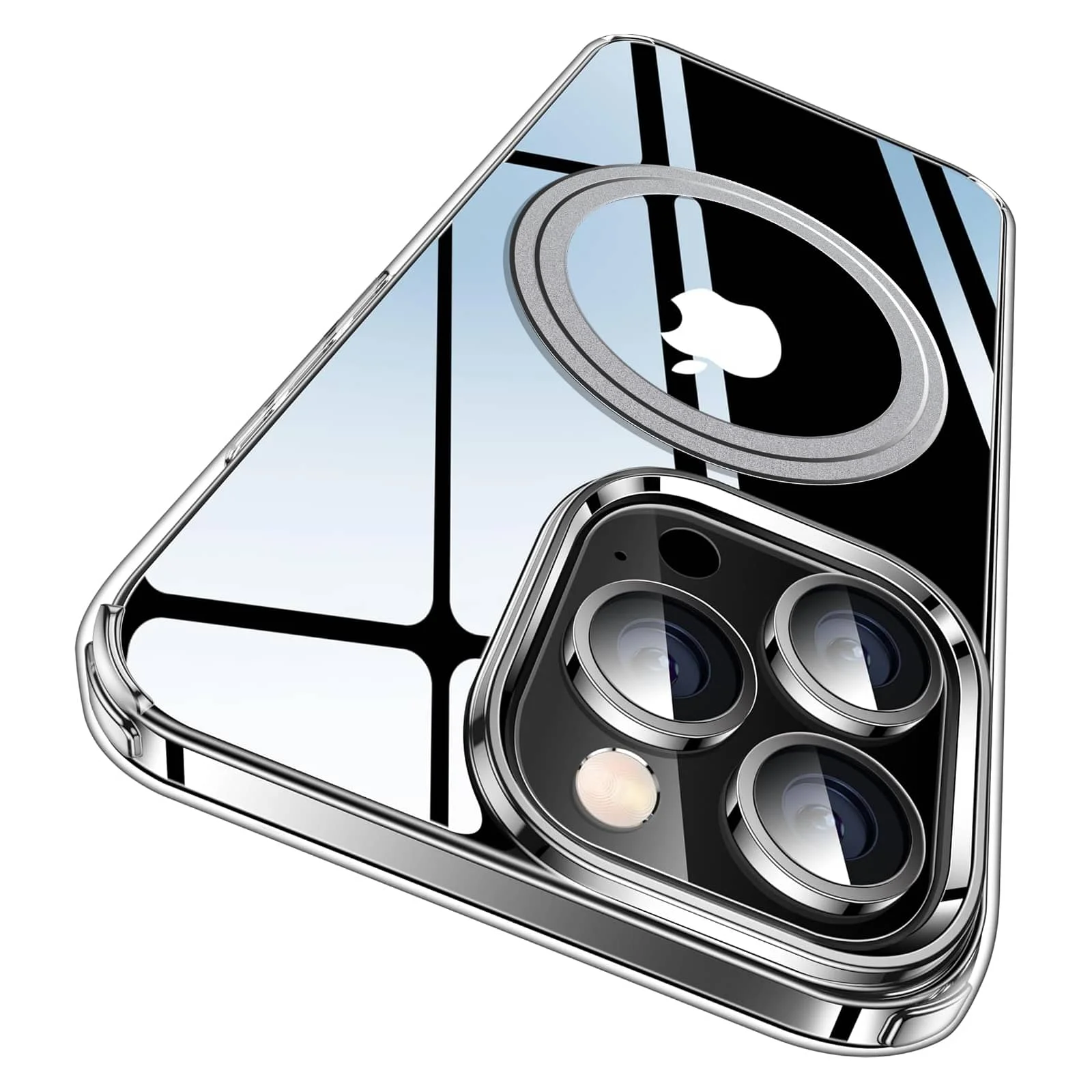 Crystal Clear Magnetic Case - Yellowing Resistant, Enhanced Durability & Sleek Design