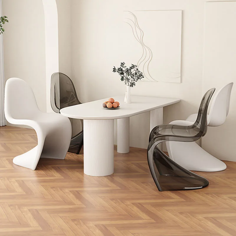

Table Minimalist Dining Chair Livingroom Mid Century Party Designer Room Chair Nordic Wedding Sillas De Comedor Home Furniture
