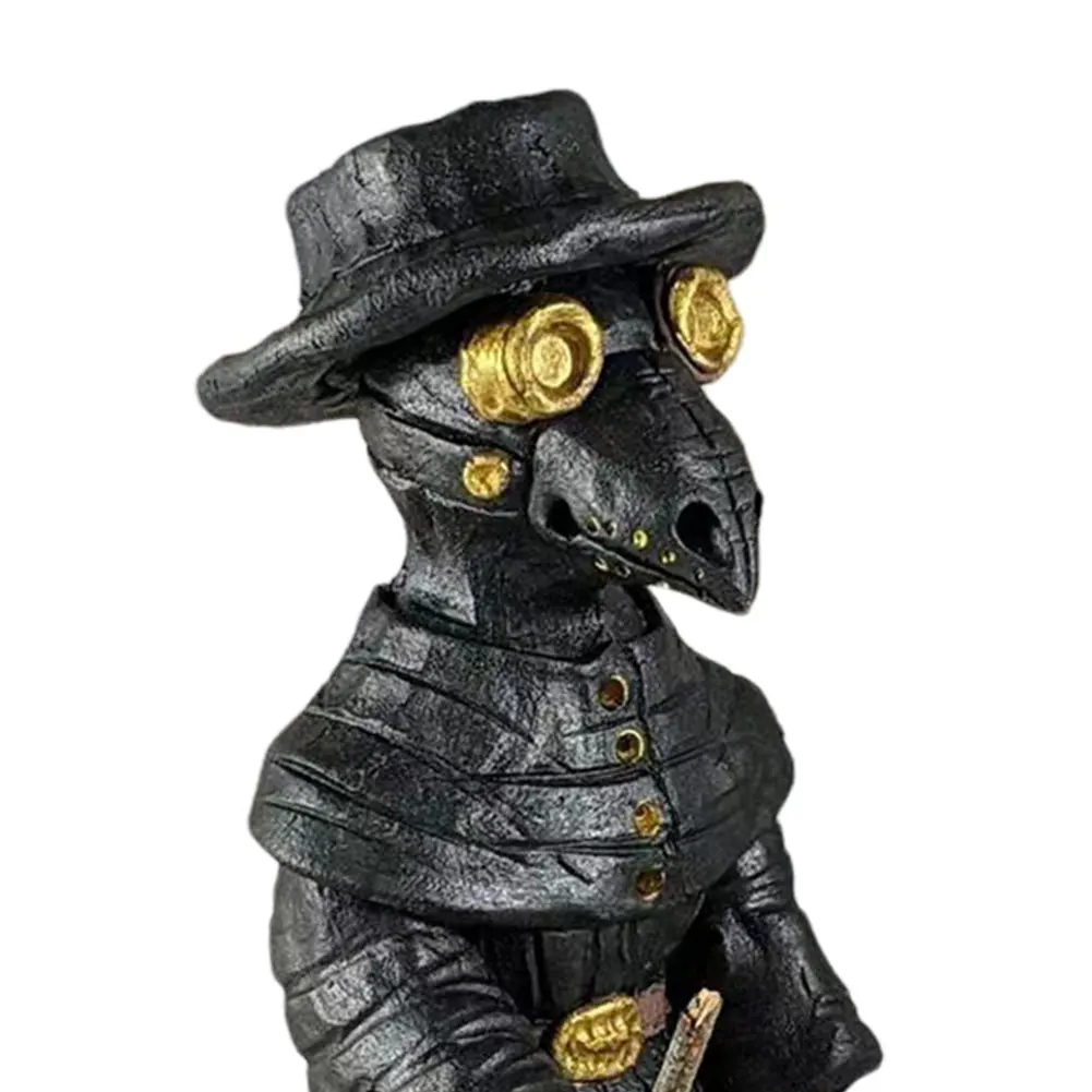 Description Picture 6 of itemIncense Burner Gnome Incense Holder Effective Stress & Anxiety Relief Plague Doctor Cone Burner Cone Burner for Home Decoration