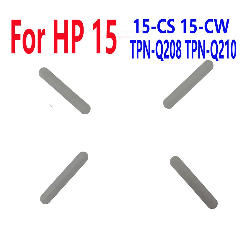 Pack of 1-10 Laptop Rubber Pads with Double-Sided Tape - Durable Lower Cover Foot Pads (48x8x1.5mm)