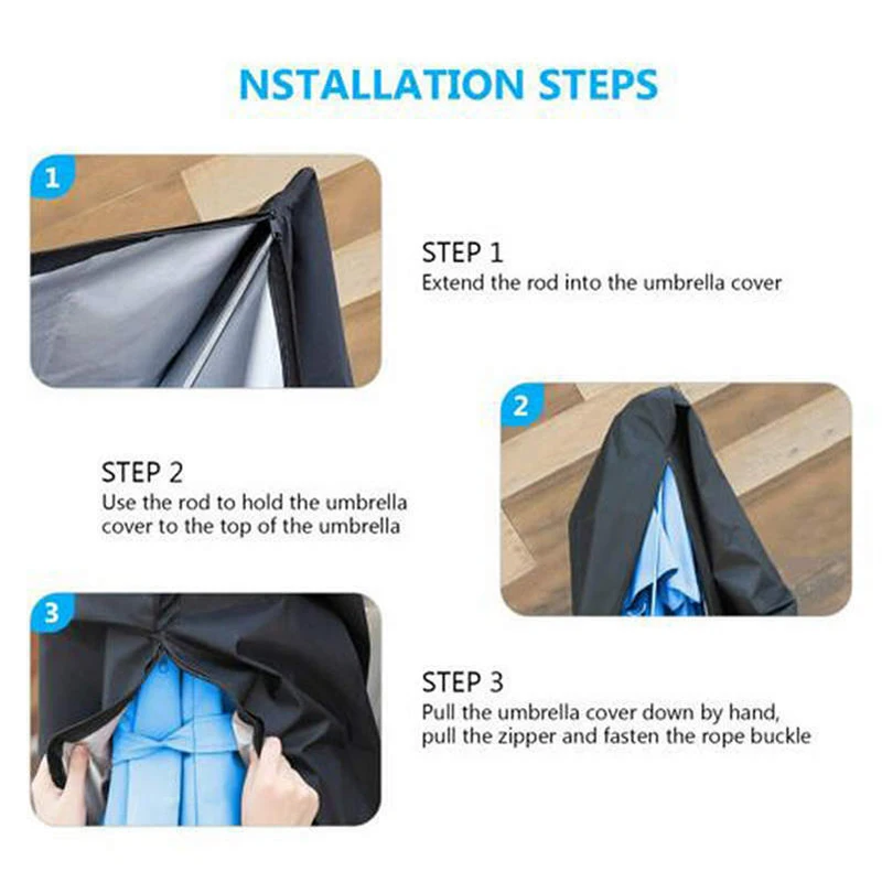 New Parasol Banana Umbrella Protective Cover Outdoor Garden Patio Cantilever Shield