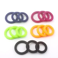 3 Größen Silikon Penis ringe männliche Verzögerung Ejakulation Penis dauerhafte Erektion Hodensack Hoden Zurückhaltung Erwachsenen Spiel Sexspielzeug für Männer 2