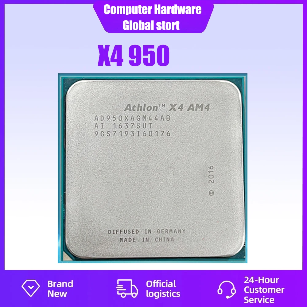Amd Athlon Tm X4 950 Quad Core Athlon-X4-950-3-5GHz-Quad-Core-Quad-Thread-28NM-65W-CPU-Processor